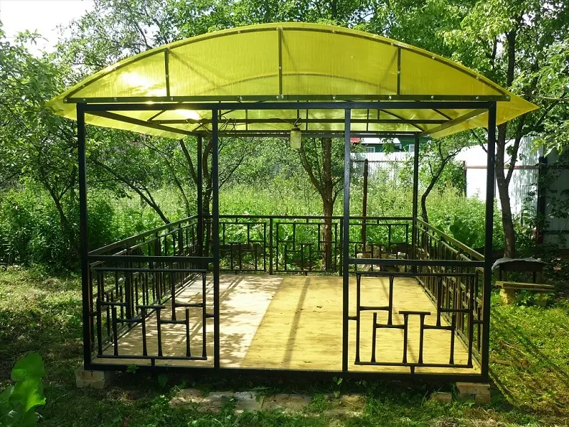 Металлическая беседка, фото 1 из 5