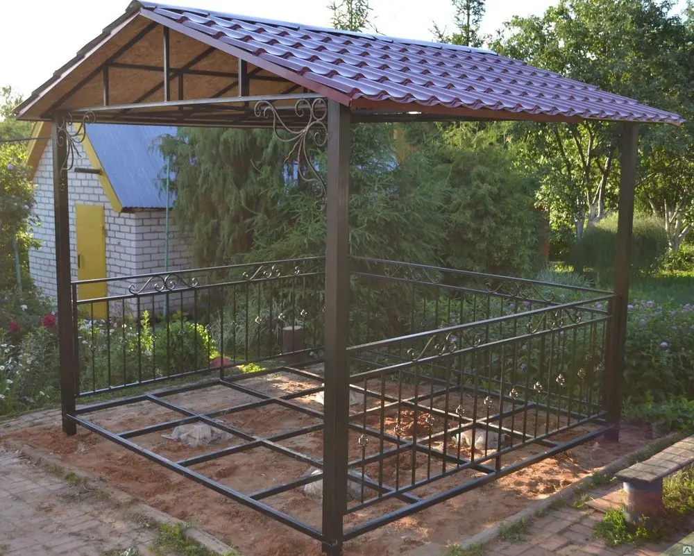 Металлическая беседка, фото 2 из 5